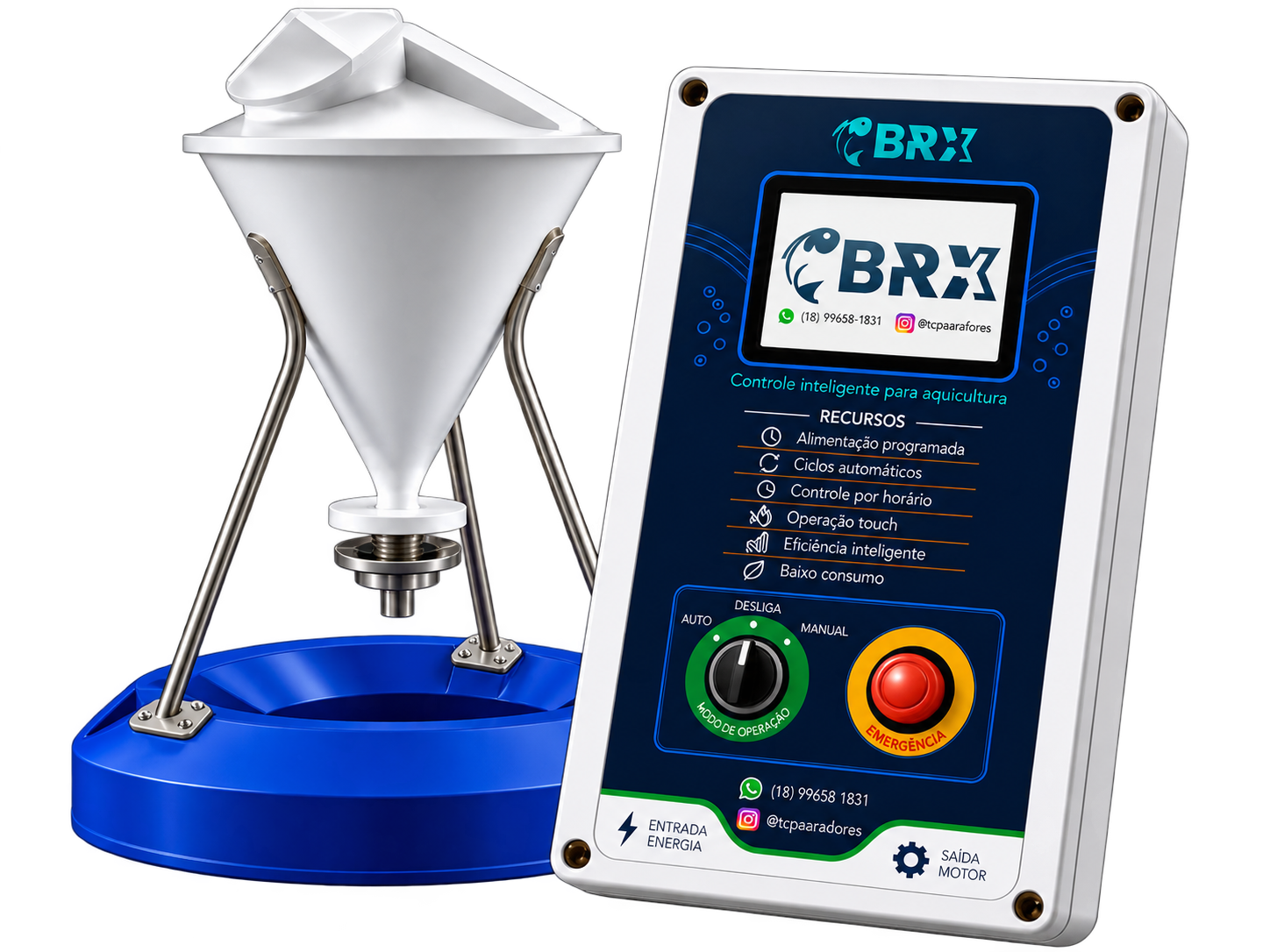 Alimentador BRX e painel de comando BRX-FC100